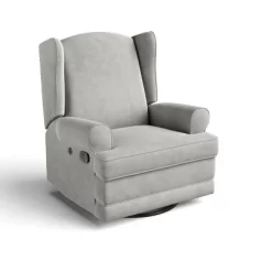 Storkcraft Serenity Wingback Upholstered Reclining Glider With USB Charging Port -Baby Products GUEST 0175a0aa f1a5 4eb7 992e cb44f0fa45b1