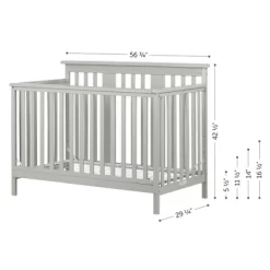 Cotton Candy Baby Crib 4 Heights With Toddler Rail - Soft Gray - South Shore 19 Cotton Candy Baby Crib 4 Heights With Toddler Rail - Soft Gray - South Shore -Baby Products GUEST 017e2d91 e115 4f53 81fc ef4afef737b0
