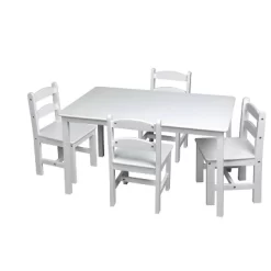 5pc Kids' Rectangle Table And Chair Set - Gift Mark -Baby Products GUEST 01f83242 16b7 45f7 af44 81f1b56bb030