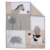 Lambs & Ivy Baby Farm Animals 5-Piece White/Taupe Baby Crib Bedding Set 2 Lambs & Ivy Baby Farm Animals 5-Piece White/Taupe Baby Crib Bedding Set -Baby Products GUEST 0205aa68 33e7 4aca 8c32 7ff2abd79b09