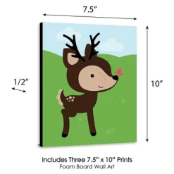 Big Dot Of Happiness Woodland Creatures - Gender Neutral Forest Animal Nursery Wall Art & Kids Room Decor - 7.5 X 10 Inches - Set Of 3 Prints 9 Big Dot Of Happiness Woodland Creatures - Gender Neutral Forest Animal Nursery Wall Art & Kids Room Decor - 7.5 X 10 Inches - Set Of 3 Prints -Baby Products GUEST 029de8fa 2690 485d 8078 c933cee625fb