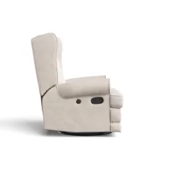 Storkcraft Serenity Wingback Upholstered Reclining Glider With USB Charging Port -Baby Products GUEST 03276cb2 f88d 4429 a8a0 f86e3069e435