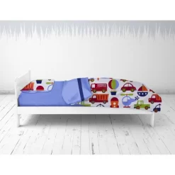 Bacati - Transportation Blue Navy Green Red Orange 4 Pc Toddler Bedding Set 14 Bacati - Transportation Blue Navy Green Red Orange 4 Pc Toddler Bedding Set -Baby Products GUEST 069a98de ed70 4986 b866 8c41b4a11b49