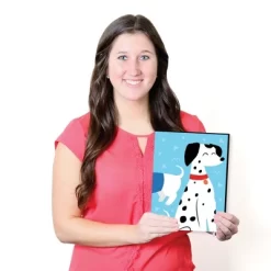 Big Dot Of Happiness Pawty Like A Puppy - Dog Nursery Wall Art And Kids Room Decorations - Gift Ideas - 7.5 X 10 Inches - Set Of 3 Prints -Baby Products GUEST 076cd886 93f6 45ff a1af 20943b349fc2