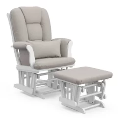 Storkcraft Tuscany White Frame Glider And Ottoman -Baby Products GUEST 07fce2f1 1794 43b4 9e05 e9a2ec457c33