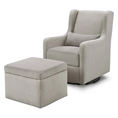 Carter's By DaVinci Adrian Swivel Glider With Storage Ottoman 15 Carter's By DaVinci Adrian Swivel Glider With Storage Ottoman - Image 13