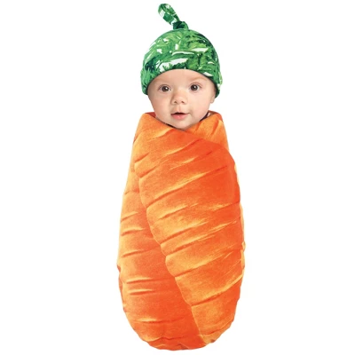 Touched By Nature Baby Organic Cotton Swaddle Blanket And Headband Or Cap, Carrot, One Size 4 Touched By Nature Baby Organic Cotton Swaddle Blanket And Headband Or Cap, Carrot, One Size - Image 2