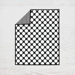 Bacati - Dots Stripes Black/White 6 Pc Crib Bedding Set With Long Rail Guard Cover -Baby Products GUEST 0af05ad5 2386 417a 94d9 d9c100ffabf5