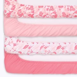 The Peanutshell Fitted Crib Sheets - Pink Floral Punch - 4pk -Baby Products GUEST 0c4e2d9e 9e8e 43dd b667 1fdd4ad55d1d