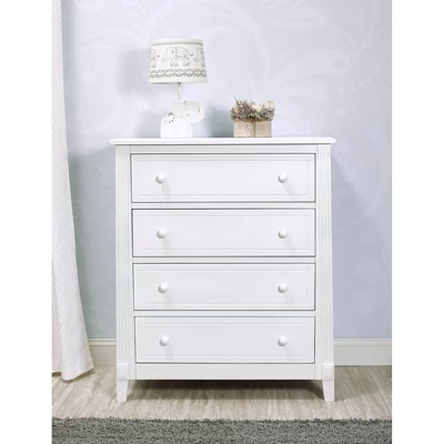 Sorelle Berkley 4 Drawer Chest Dresser White 4 Sorelle Berkley 4 Drawer Chest Dresser White - Image 2