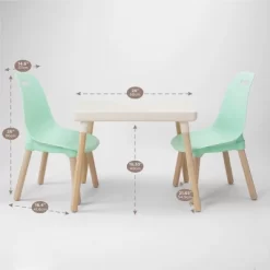 3pc Kid Century Modern Table And Chair Set - B. Spaces 16 3pc Kid Century Modern Table And Chair Set - B. Spaces -Baby Products GUEST 0df3abb7 c759 4026 9474 12453ec301fe