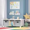 RiverRidge Home 3pc Kids’ Activity Table Set With 2 Bonus 10'' Floating Wall Bookshelves White – RiverRidge -Baby Products GUEST 0ea7f0cd b6f4 4395 873f d2221781f111