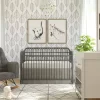 Room & Joy Emma 3-in-1 Convertible Metal Crib JMPA Certified - Gray -Baby Products GUEST 10e10add 72e1 4e4f b5a7 53a6662400db