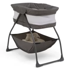 Delta Children TravelMate Compact Fold Bassinet - Gray Tweed -Baby Products GUEST 14de89e2 7ec9 4408 9f15 867243e7778a