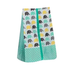 Bacati - Elephants Mint/Yellow/Gray 10 Pc Crib Bedding Set With 2 Crib Fitted Sheets -Baby Products GUEST 14f94bc9 1ecc 44cf 9e63 ea9ca94e3cb3