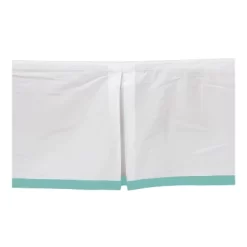 Bacati - White With Band On Bottom Crib/Toddler Bed Skirt - Mint 7 Bacati - White With Band On Bottom Crib/Toddler Bed Skirt - Mint -Baby Products GUEST 15735f09 c034 4e23 8bb7 64e59e9cc443