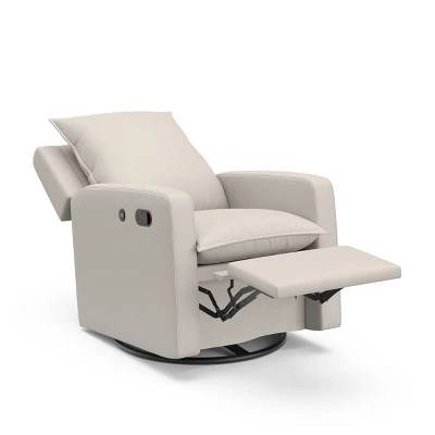 Storkcraft Timeless Side Lever Reclining Glider With USB Charging Port - Ivory 7 Storkcraft Timeless Side Lever Reclining Glider With USB Charging Port - Ivory - Image 5