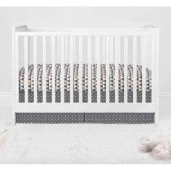 Bacati - Woodlands Forest Animals Beige/Grey 10 Pc Crib Bedding Set With 2 Crib Fitted Sheets -Baby Products GUEST 160e4fb7 e999 4760 b0d3 c906da934441