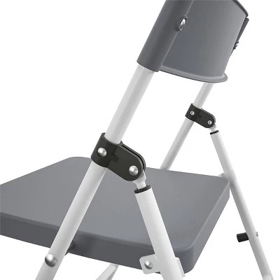 Cosco 3pc Kids' Activity Set With Folding Chairs Gray/White 8 Cosco 3pc Kids' Activity Set With Folding Chairs Gray/White - Image 6