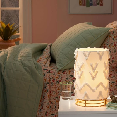 Boho Rattan Cylinder Kids' Nightlight - Pillowfort™ 4 Boho Rattan Cylinder Kids' Nightlight - Pillowfort™ - Image 2