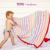 Tetris For Kanga Care Serene Swaddles - Premium Viscose From Bamboo Muslin Reversible Swaddle Blankets (2pk) : Tetrimino Block Party Multi-color -Baby Products GUEST 190824d4 7b4a 44b0 9210 7bd08487875e