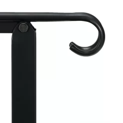 JOMEED UP040 1, 2, Or 3 Step Wrought Iron Transitional Entrance Handrail With Hardware For Outdoor Spaces, Walkways, Patios, And More, Black -Baby Products GUEST 190efbd2 9369 4208 b983 2ad486d9f1ec