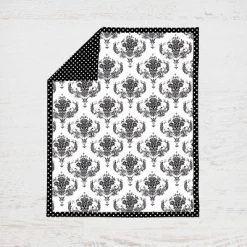 Bacati - Classic Damask Black/Grey/White 4 Pc Crib Bedding Set With Diaper Caddy -Baby Products GUEST 1d8b8290 40d4 4f5b a0de 8816dda83a1e