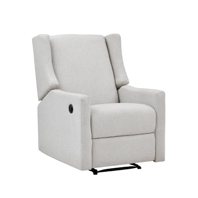 Suite Bebe Pronto Power Recliner Accent Chair - Buff Beige Fabric 4 Suite Bebe Pronto Power Recliner Accent Chair - Buff Beige Fabric - Image 2