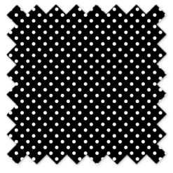 Bacati - Pin Dots Crib/Toddler Bed Skirt - White/Black