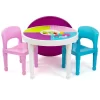 3pc Kids' 2 In 1 Round Activity Table With Chairs - Humble Crew 1 3pc Kids' 2 In 1 Round Activity Table With Chairs - Humble Crew -Baby Products GUEST 1eadf851 6eed 4268 95f9 92c2f4826fbb