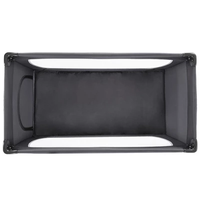 Hauck Dream'n Play Plus Compact Foldable Travel Cot For Babies And Toddlers Up To 33 Pounds, With Side Hatch And Transport Bag Included, Grey 5 Hauck Dream'n Play Plus Compact Foldable Travel Cot For Babies And Toddlers Up To 33 Pounds, With Side Hatch And Transport Bag Included, Grey - Image 3