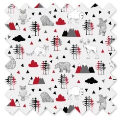 Bacati - Woodlands Red Black Gray 3 Pc Cotton Toddler Bed Sheet Set 15 Bacati - Woodlands Red Black Gray 3 Pc Cotton Toddler Bed Sheet Set -Baby Products GUEST 2615b858 3864 48ec b613 8bacac9521a5