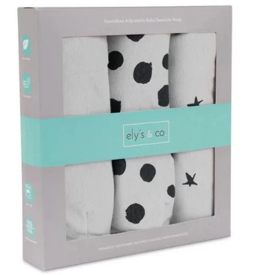 Ely's & Co. Adjustable Swaddle Blankets 3 Pack 4 Ely's & Co. Adjustable Swaddle Blankets 3 Pack - Image 2