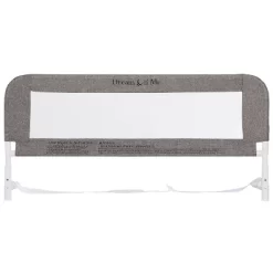 Dream On Me 3D Linen Fabric And Mesh Security Bed Rail
