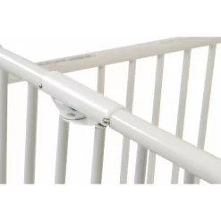 L.A. Baby Chromacoat Deluxe Holiday Mini/Portable Folding Metal Crib - White -Baby Products GUEST 2f464380 9acb 4274 b3ee a535aa9507d3