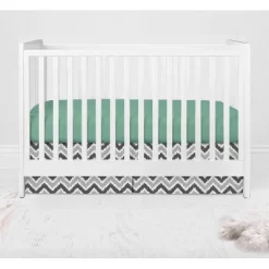 Bacati - Ikat Dots Stripes Mint Grey Neutral 10 Pc Crib Set With 2 Crib Fitted Sheets 4 Muslin Swaddling Blankets 14 Bacati - Ikat Dots Stripes Mint Grey Neutral 10 Pc Crib Set With 2 Crib Fitted Sheets 4 Muslin Swaddling Blankets -Baby Products GUEST 32a54c19 f6a3 4db2 8c19 df4f389d9880 2