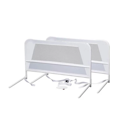 KidCo Mesh And Steel Double Pack Telescopic Child Bed Rail Guard, White (2 Sets) 3 KidCo Mesh And Steel Double Pack Telescopic Child Bed Rail Guard, White (2 Sets)