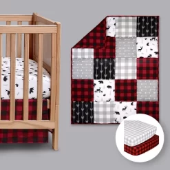 The Peanutshell Buffalo Plaid Crib Bedding Set, Woodland, 4pc To 12 Pc -Baby Products GUEST 35767800 61c0 4e4e a096 f058025fd664