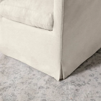 DaVinci Winnie Slipcover Swivel Glider - Vanilla 10 DaVinci Winnie Slipcover Swivel Glider - Vanilla - Image 8