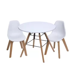 3pc Modern Kids' Round Table And Chair Set - Gift Mark -Baby Products GUEST 36792417 1817 40d5 a64b ea639f59eaa3
