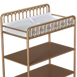 Room & Joy Avi Metal Changing Table - Gold