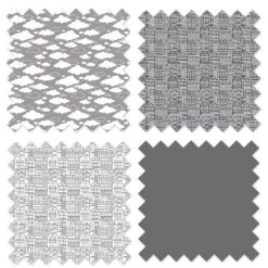 Bacati - Clouds In The City White/Gray 6 Pc Crib Bedding Set With Long Rail Guard Cover 17 Bacati - Clouds In The City White/Gray 6 Pc Crib Bedding Set With Long Rail Guard Cover -Baby Products GUEST 375d257d c265 49da 8456 3db5d561cc2f