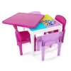 5pc 2 In 1 Square Plastic Activity Table And Chair Set Pink/Purple - Humble Crew -Baby Products GUEST 3917f220 220e 47a7 897f 1ed1f21dd112