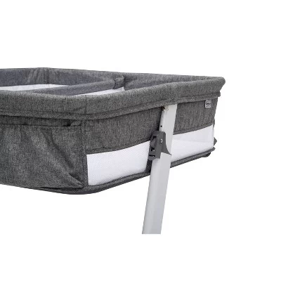 Delta Children Simmons Kids' By The Bed City Sleeper Bassinet For Twins - Gray 7 Delta Children Simmons Kids' By The Bed City Sleeper Bassinet For Twins - Gray - Image 5