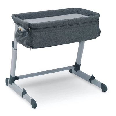 Simmons Kids' Dream Bedside Baby Bassinet Sleeper With Breathable Mesh And Adjustable Heights - Lightweight Portable Crib - Gray 9 Simmons Kids' Dream Bedside Baby Bassinet Sleeper With Breathable Mesh And Adjustable Heights - Lightweight Portable Crib - Gray - Image 7