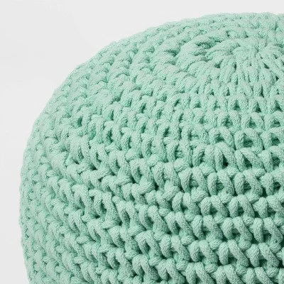 Pouf Ottoman - Cloud Island™ Mint 4 Pouf Ottoman - Cloud Island™ Mint - Image 2
