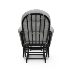 Storkcraft Hoop Glider And Ottoman - Black Frame/Light Gray Fabric 14 Storkcraft Hoop Glider And Ottoman - Black Frame/Light Gray Fabric -Baby Products GUEST 3fab65a5 4814 4534 9a39 d06c88bfbf65