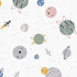 Love To Dream Designer Collection Adaptive Swaddle Wrap - Lite Space White - M