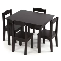 5pc Kids' Wood Table And Chair Set - Humble Crew -Baby Products GUEST 412c3257 b2df 4359 bf88 d32844eccd2f