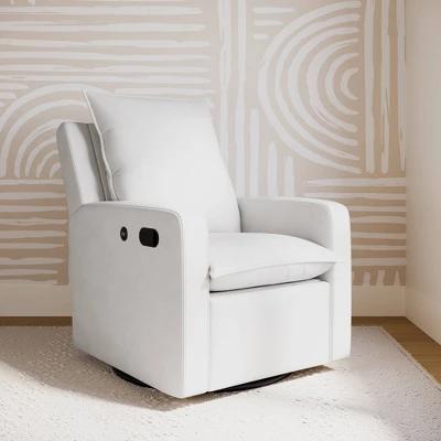 Storkcraft Timeless Side Lever Reclining Glider With USB Charging Port - Ivory 15 Storkcraft Timeless Side Lever Reclining Glider With USB Charging Port - Ivory - Image 13